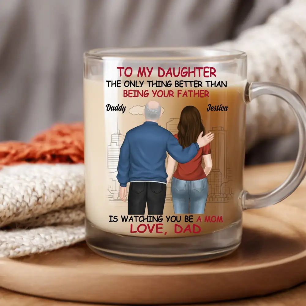 Personalized Gift for Daughter - Mug, Keychain, Canvas from Dad or Mom