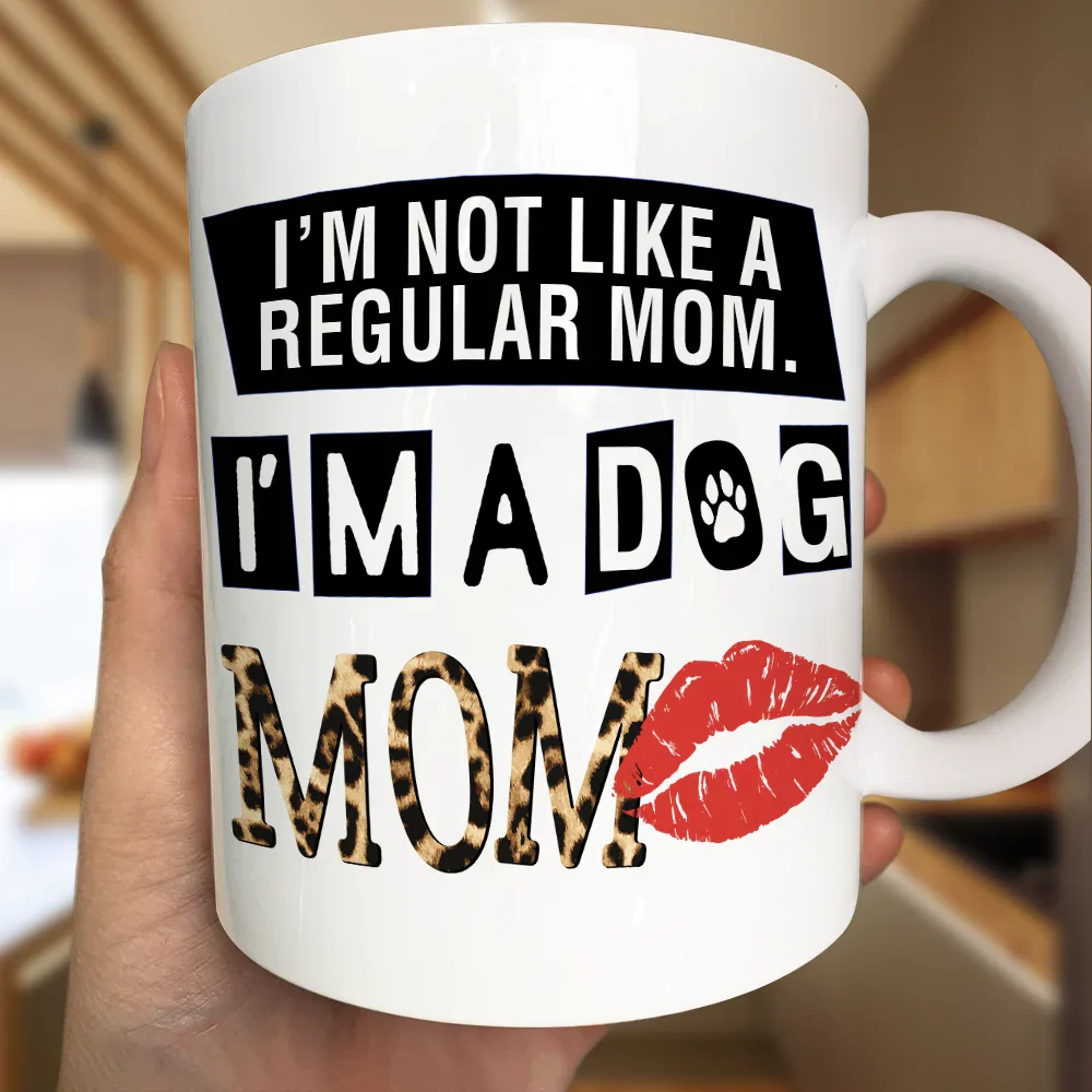 Custom Dog Mom Ceramic Mug - Personalized Two-Tone Cup for Dog Lovers - Image 7