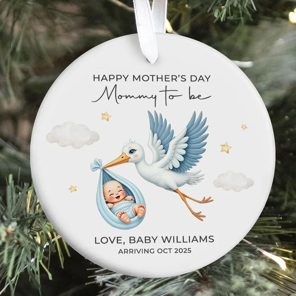 Personalized Ornament for Expecting Moms – 'Mommy to Be' Baby Gift - Image 5