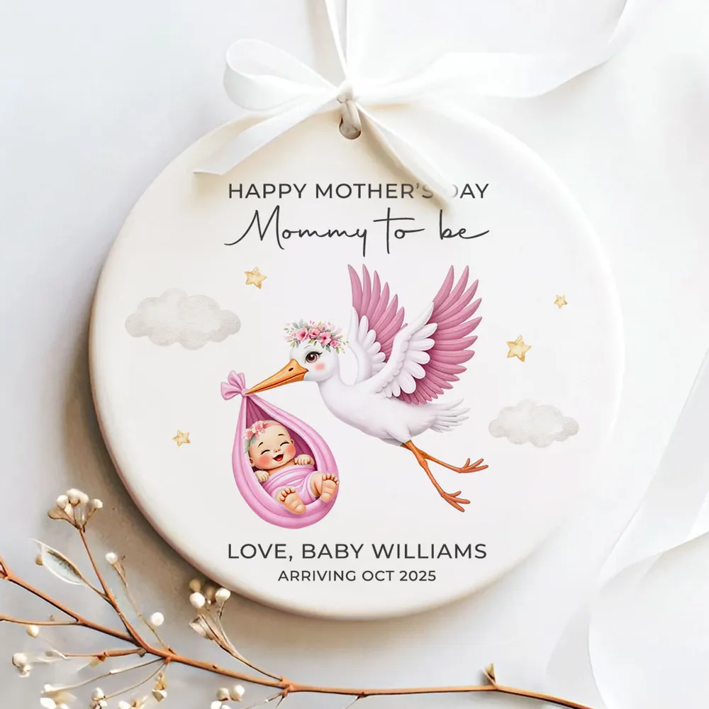 Personalized Ornament for Expecting Moms – 'Mommy to Be' Baby Gift - Image 8