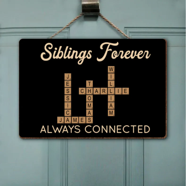 Spell Out the Love! Siblings Forever Crossword Mug – Perfect Gift for Brothers and Sisters on Any Occasion - Image 6