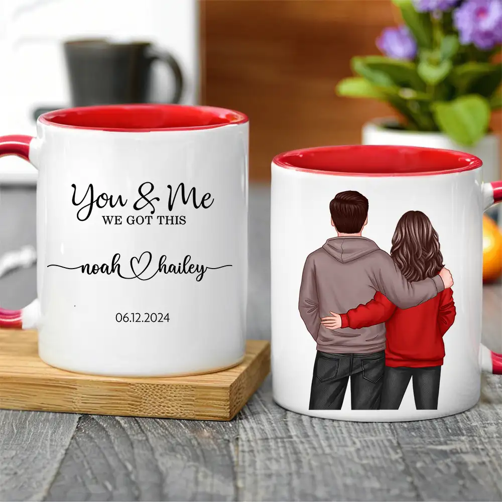 Personalized Couple Mug – Romantic Ceramic Mug for Special Occasions – Ideal Gift for Valentine’s Day or Anniversaries - Image 2