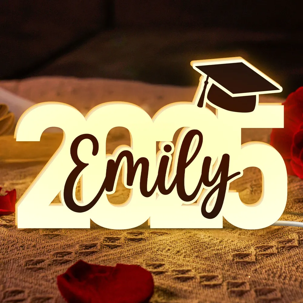 Personalized Acrylic Light Box for Graduation, Creative Graduation Keepsake Gift for Students & Children - Image 6