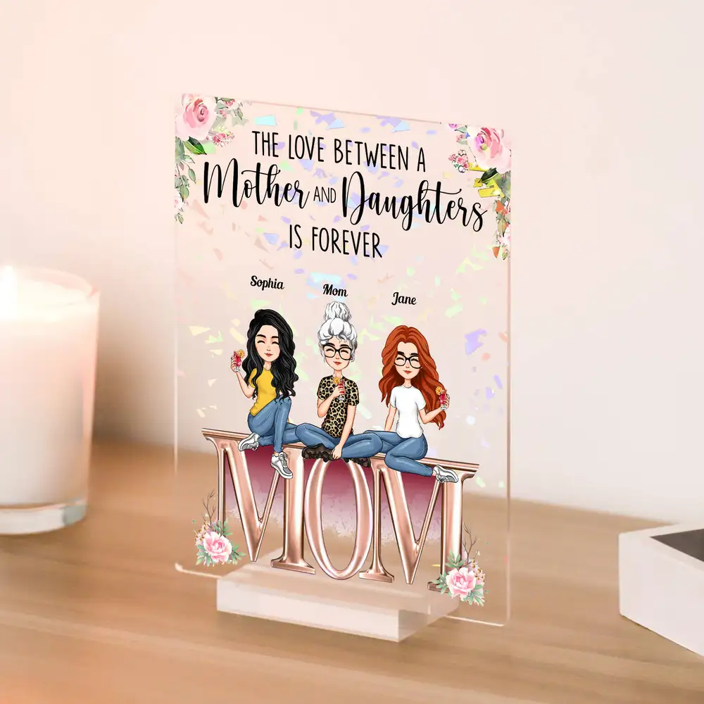 Acrylic Plaque for Family Bonding – Personalized Mother's Day Gift - Image 2