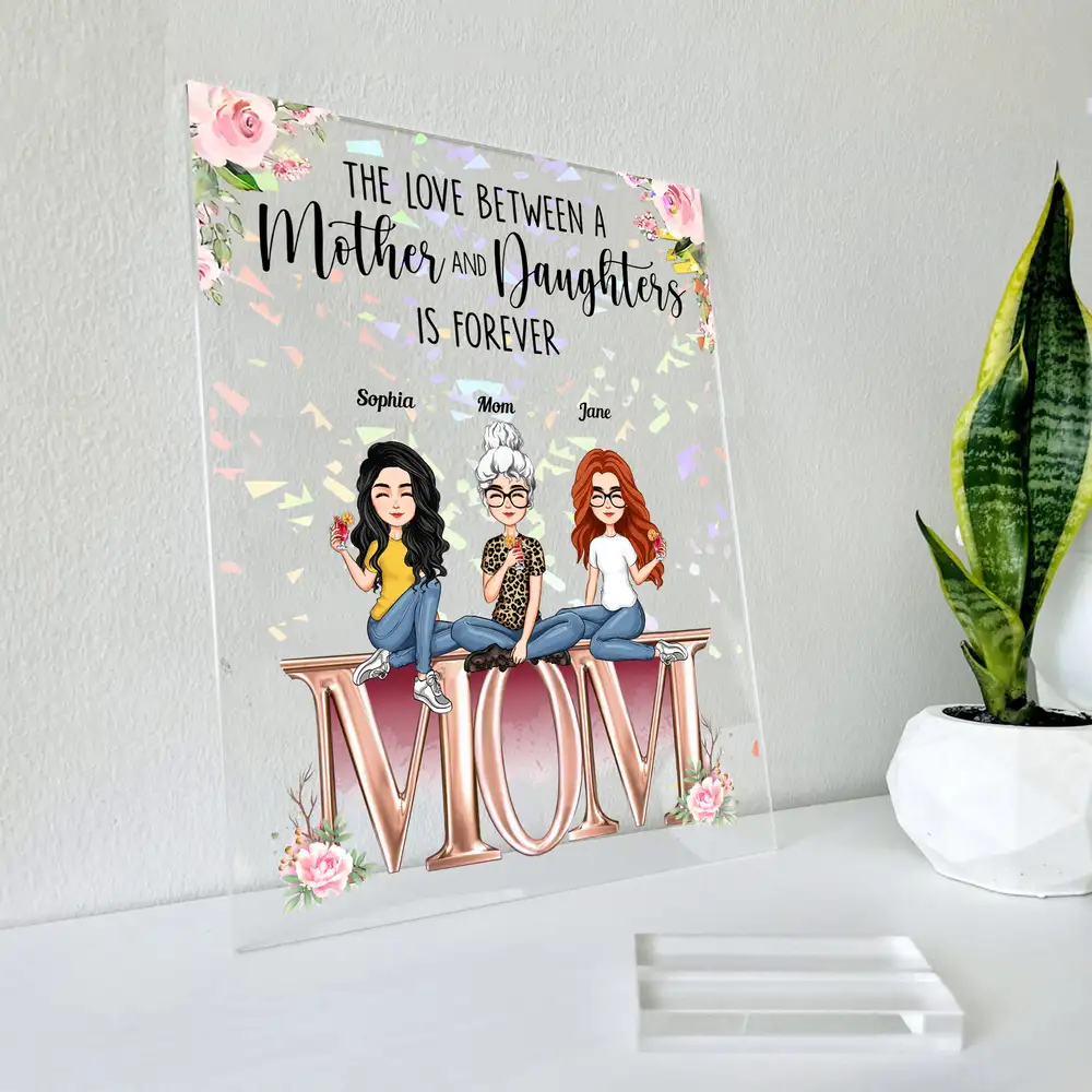 Acrylic Plaque for Family Bonding – Personalized Mother's Day Gift - Image 3