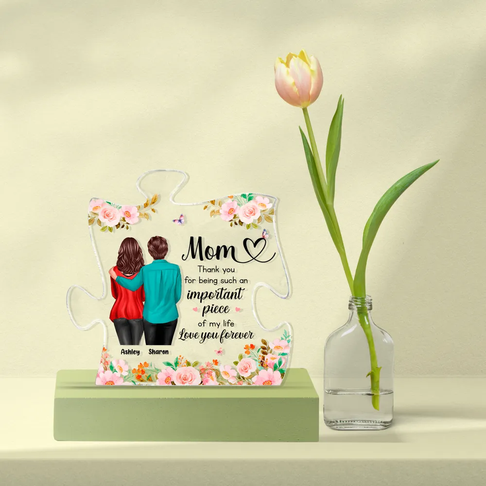 Mother's Day Acrylic Block Gift – Personalized Design for Mom - Image 6