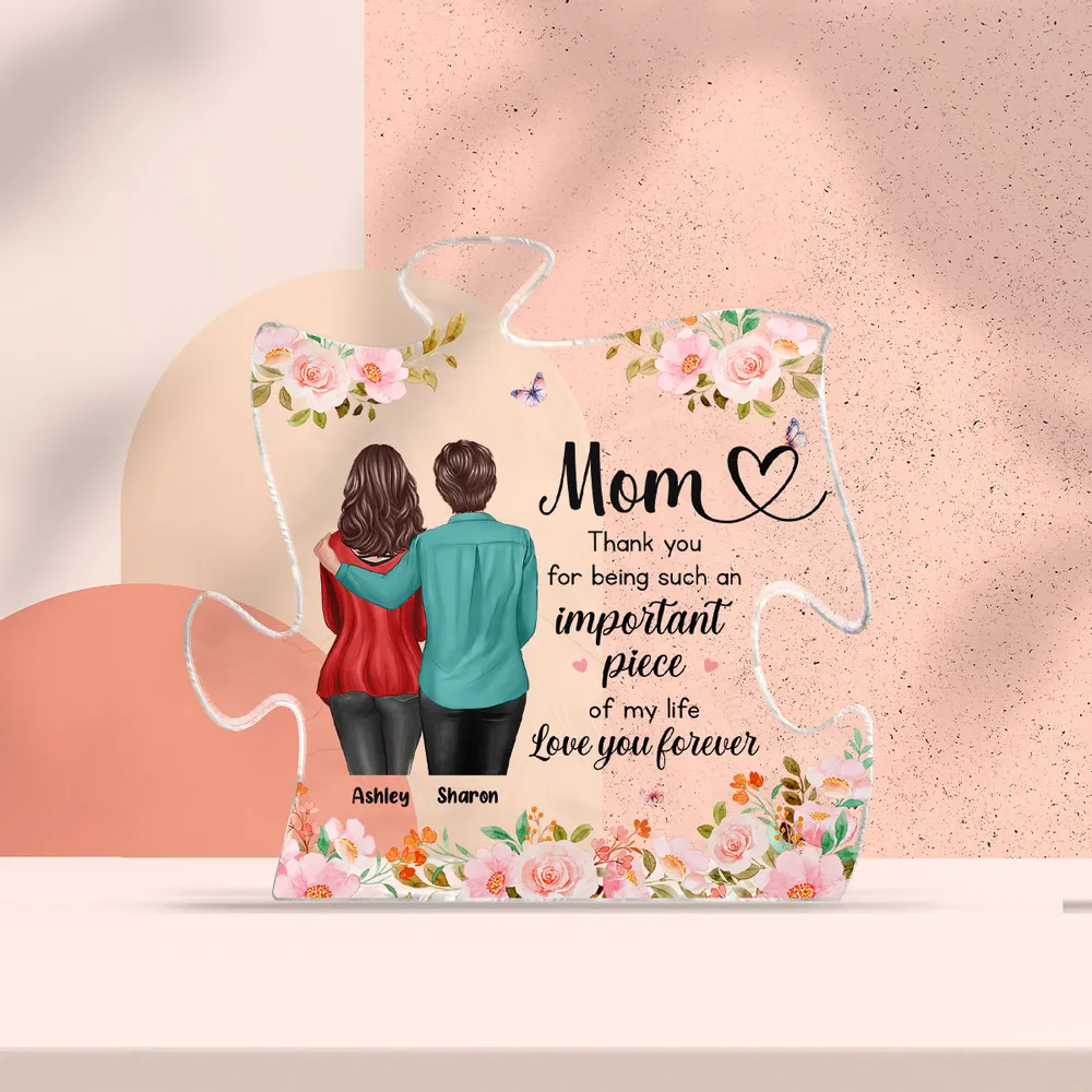 Mother's Day Acrylic Block Gift – Personalized Design for Mom - Image 7
