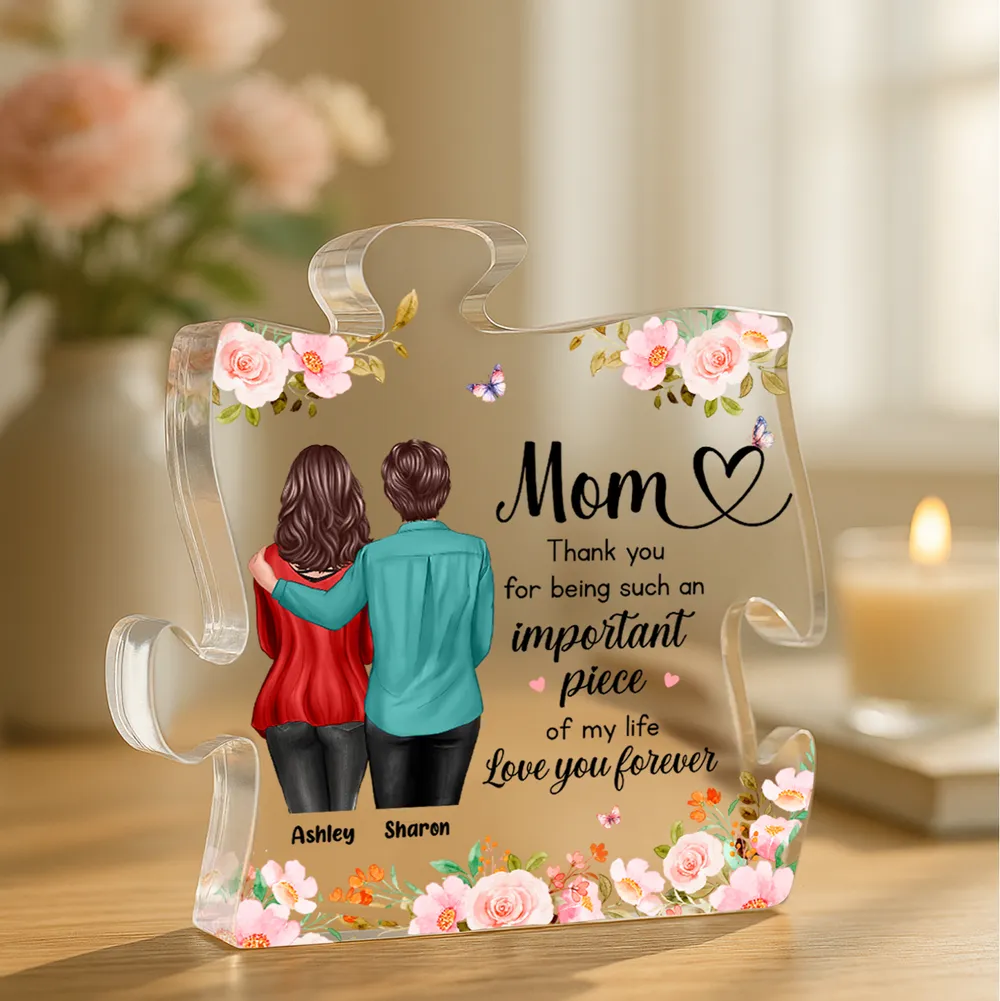 Mother's Day Acrylic Block Gift – Personalized Design for Mom - Image 8