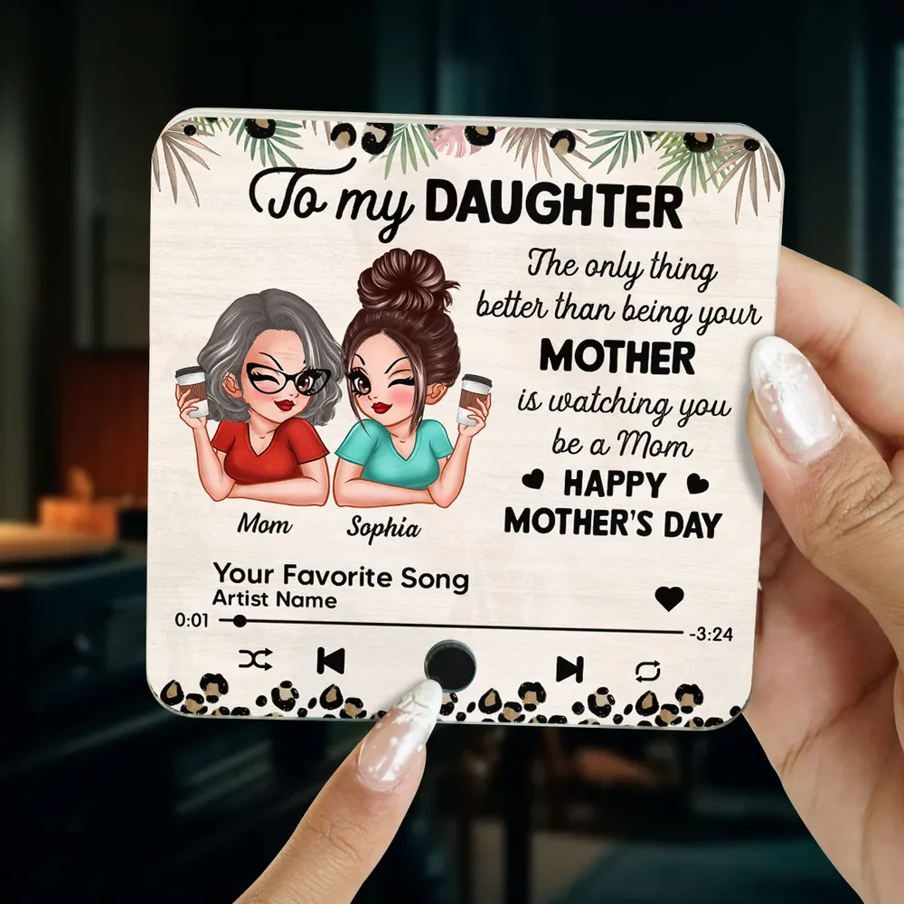 Personalized Acrylic Music Magnet Gift for Daughter - Image 6