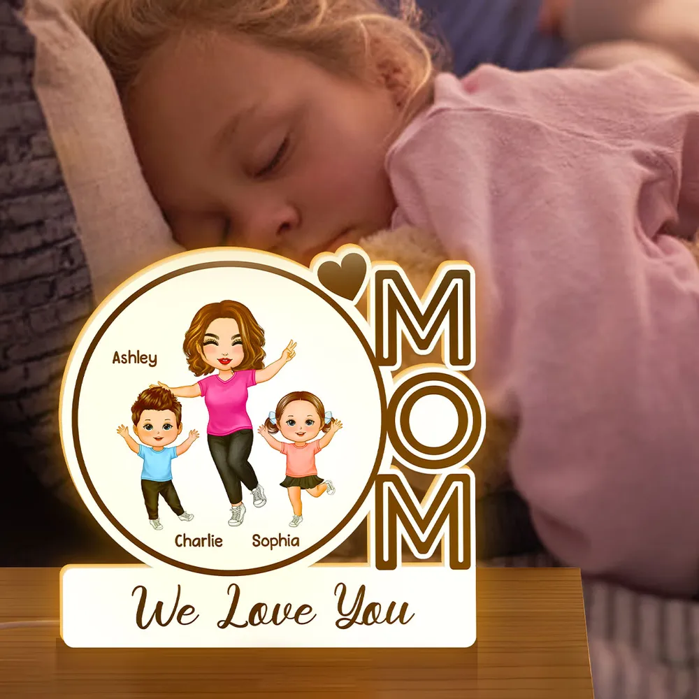 MOM We Love You – Custom Plaque for Mother's Day, Birthday or Family Celebration - Image 5