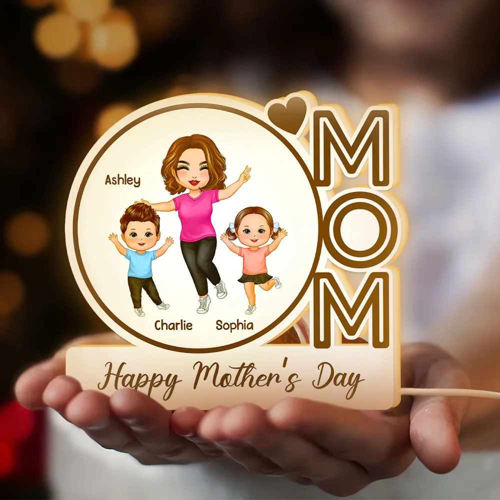 MOM We Love You – Custom Plaque for Mother's Day, Birthday or Family Celebration - Image 6