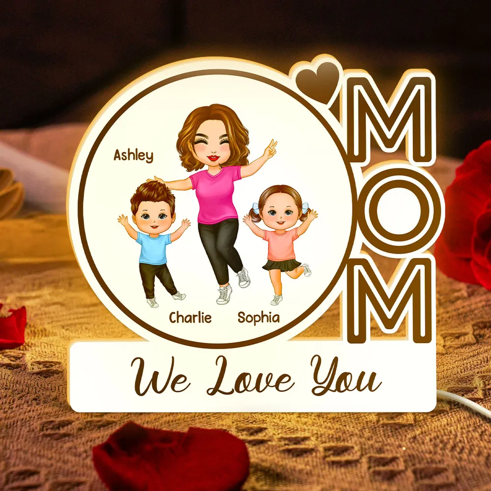 MOM We Love You – Custom Plaque for Mother's Day, Birthday or Family Celebration - Image 7