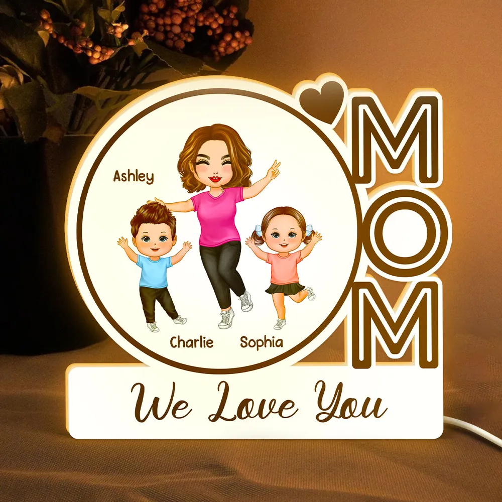 MOM We Love You – Custom Plaque for Mother's Day, Birthday or Family Celebration - Image 8