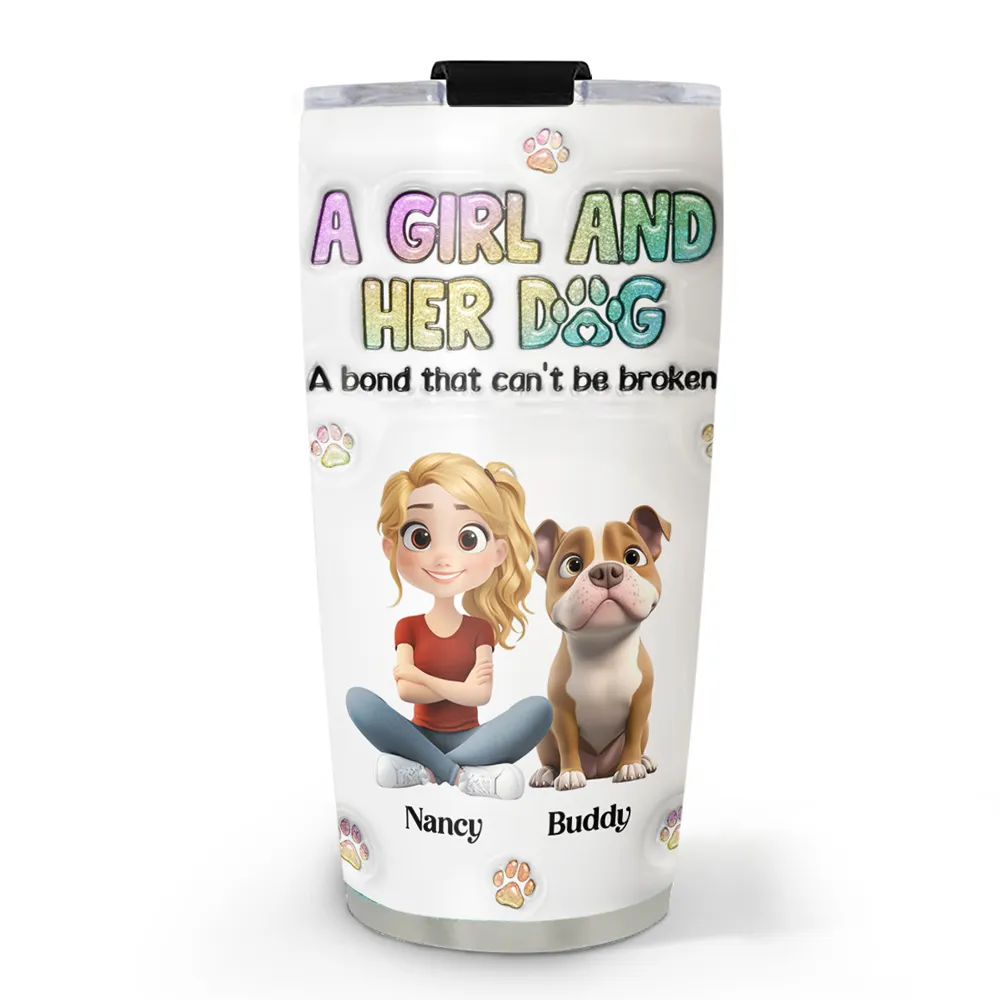 Personalized Insulated Travel Tumbler for Dog Moms & Lovers - Image 4