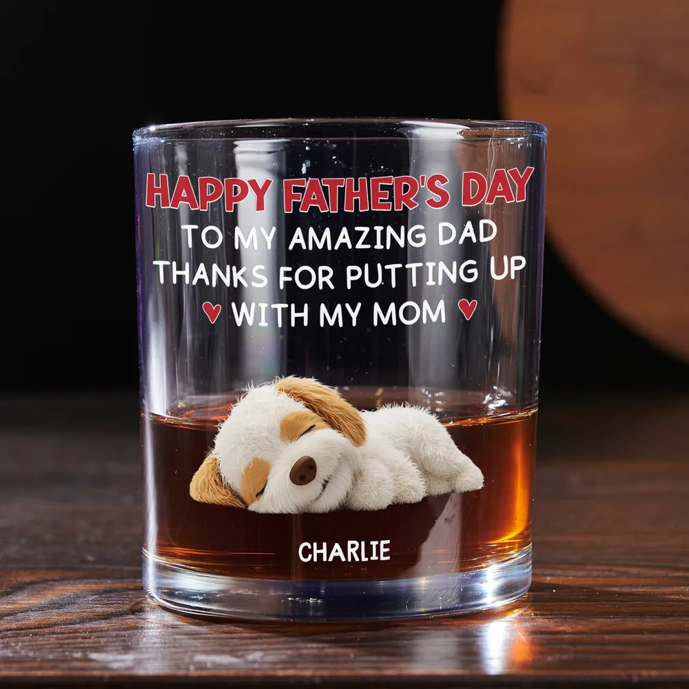 Personalized Whiskey Glass – Cute Pets Father’s Day Gift - Image 10
