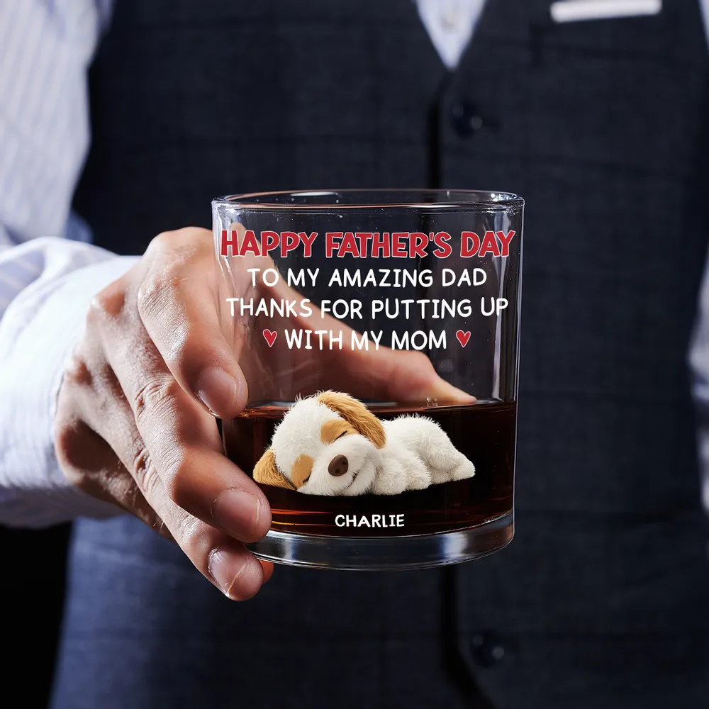 Personalized Whiskey Glass – Cute Pets Father’s Day Gift - Image 9