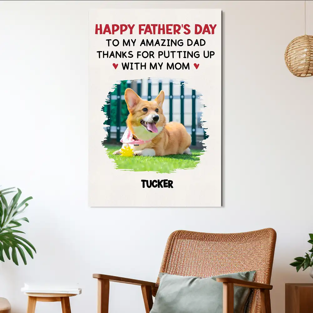 Custom Dog Dad Whiskey Glass – Personalized Father's Day Gift - Image 4