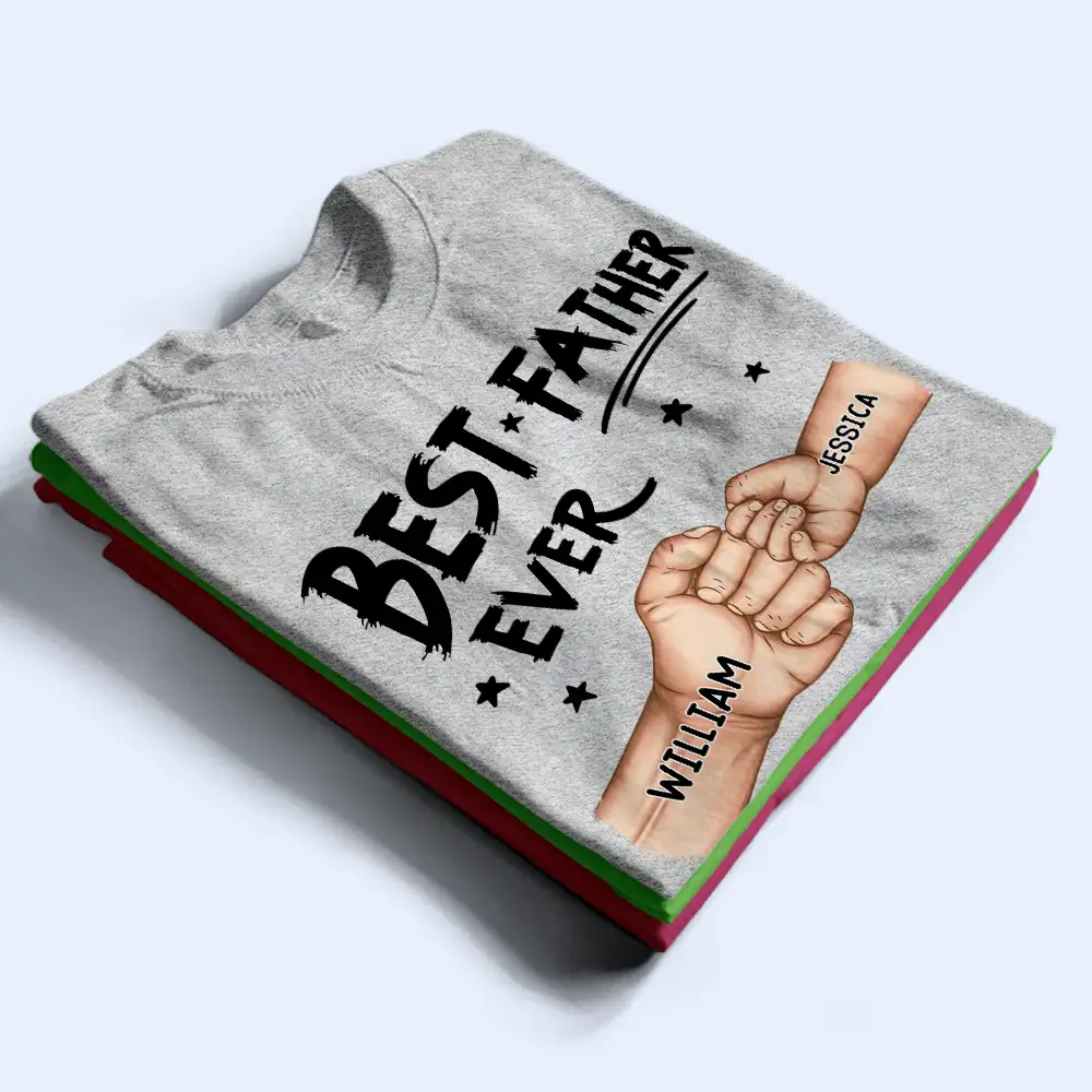 Men's Classic Tee with Custom Kids' Names – Father’s Day Gift - Image 6
