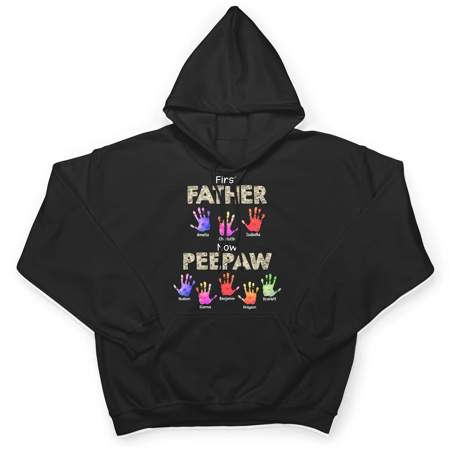Custom Handprint T-Shirt for Dad or Grandpa – Personalized Gift - Image 8