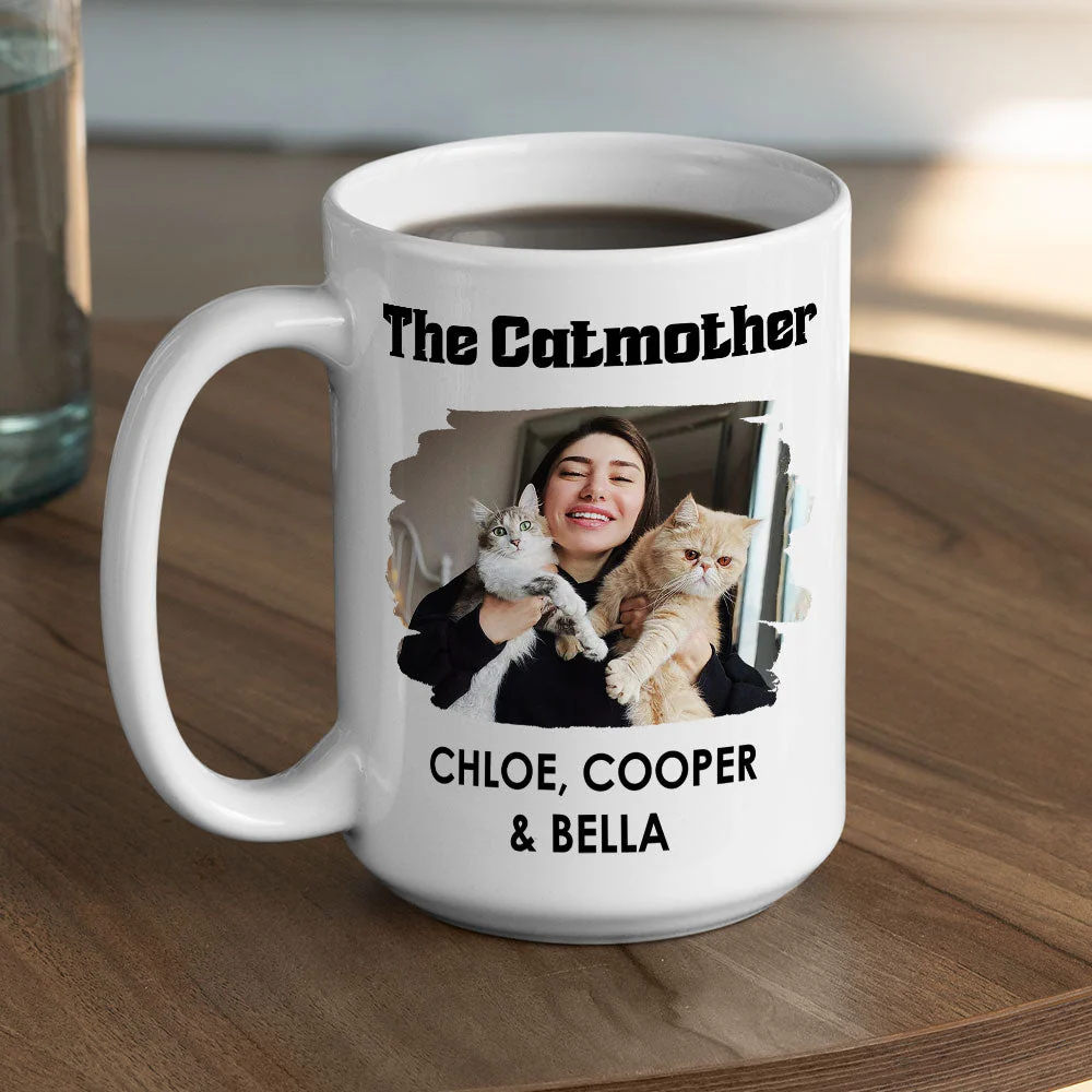 Cat Lover – Personalized White Ceramic Mug for Cat Lovers, Custom Gift for Cat Lover - Image 9