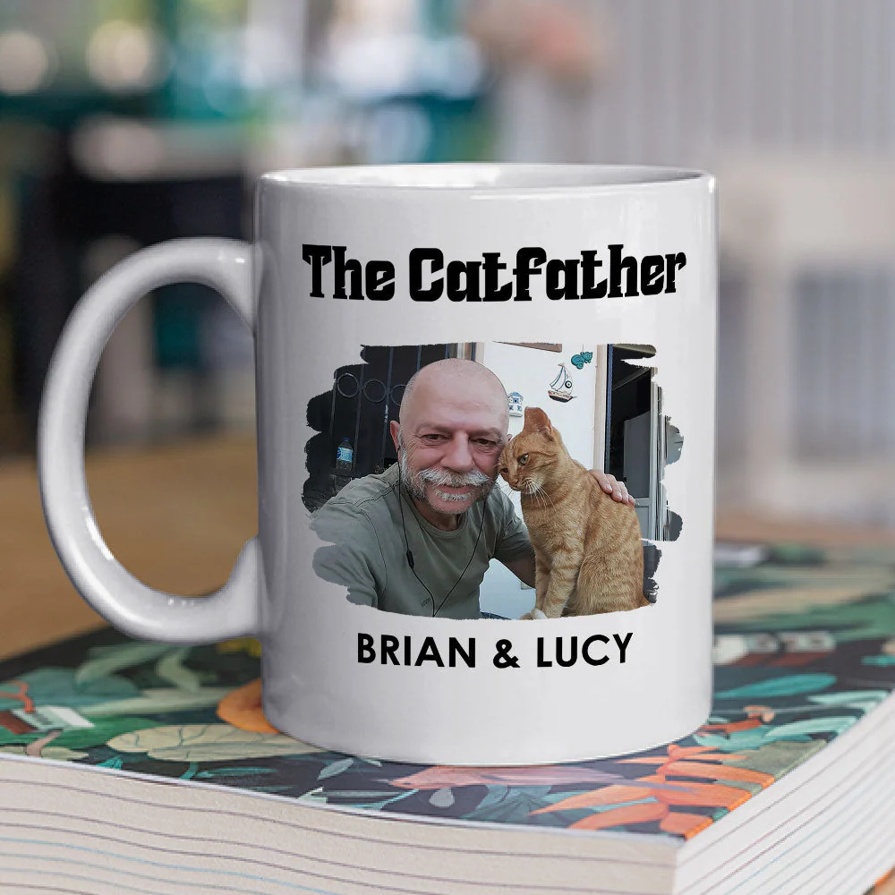 Cat Lover – Personalized White Ceramic Mug for Cat Lovers, Custom Gift for Cat Lover - Image 6