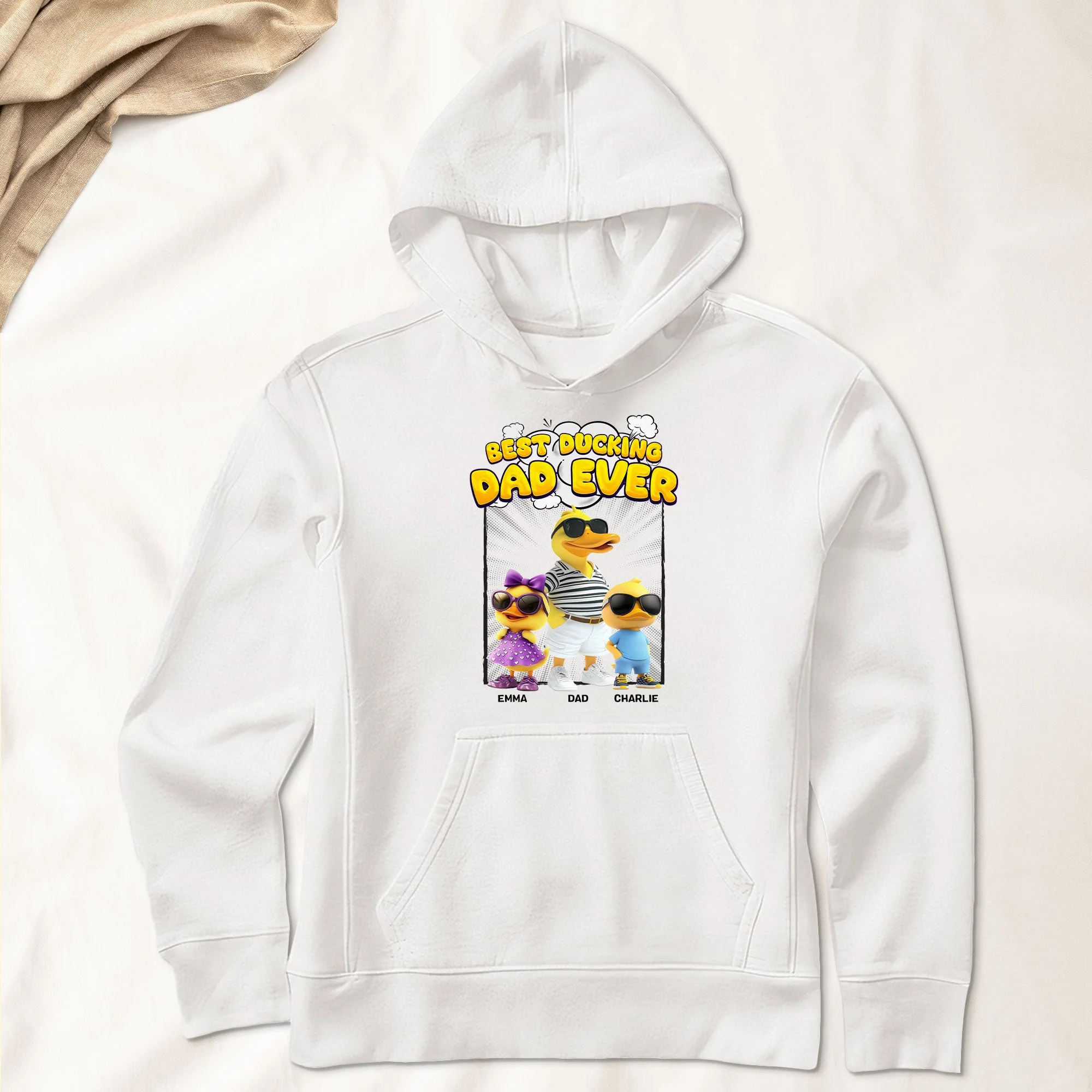 Cool Duck Dad Swag Shirt – Funny Duck Family Classic Tee, Father’s Day Gift for Stylish Dads - Image 7