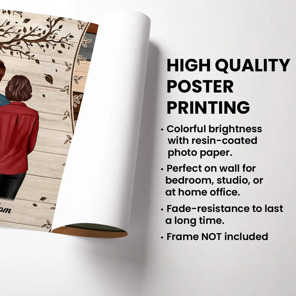 The Only Thing Better Than Being Your Mom Is Watching You Be a Dad – Custom Poster, Mother’s Gift for Son - Image 4