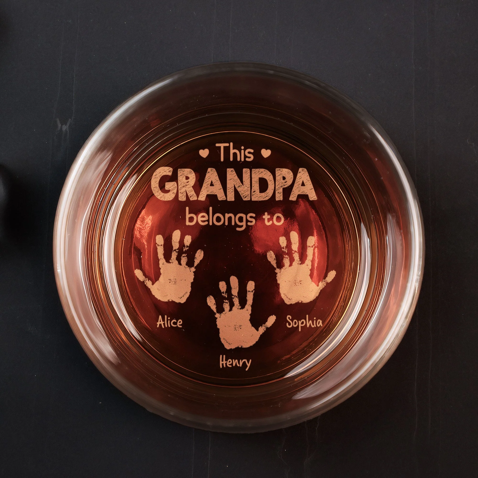 Personalized “This Dad Belongs To” Engraved Whiskey Glass – Heart-warming Father’s Day Gift - Image 5