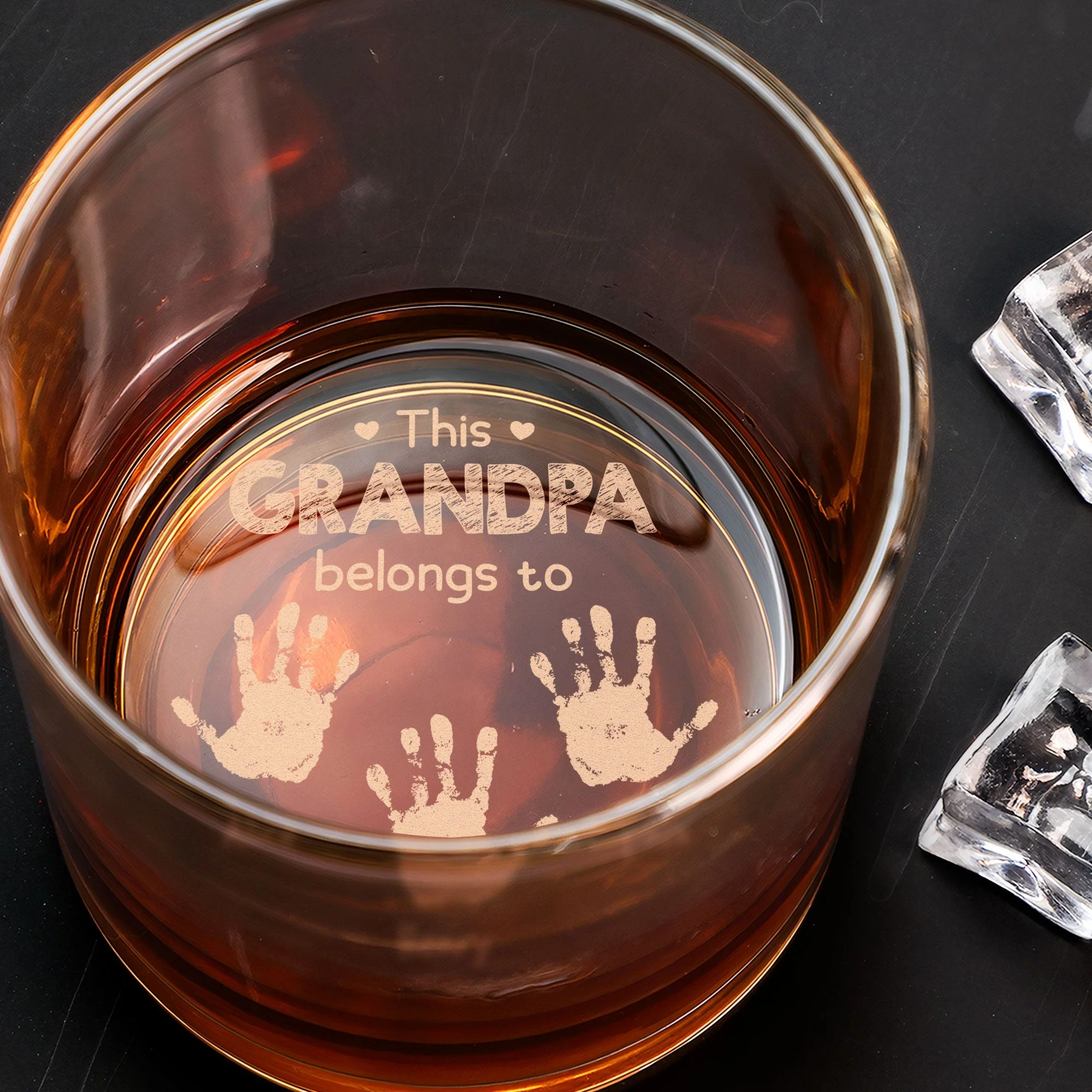 Personalized “This Dad Belongs To” Engraved Whiskey Glass – Heart-warming Father’s Day Gift - Image 6