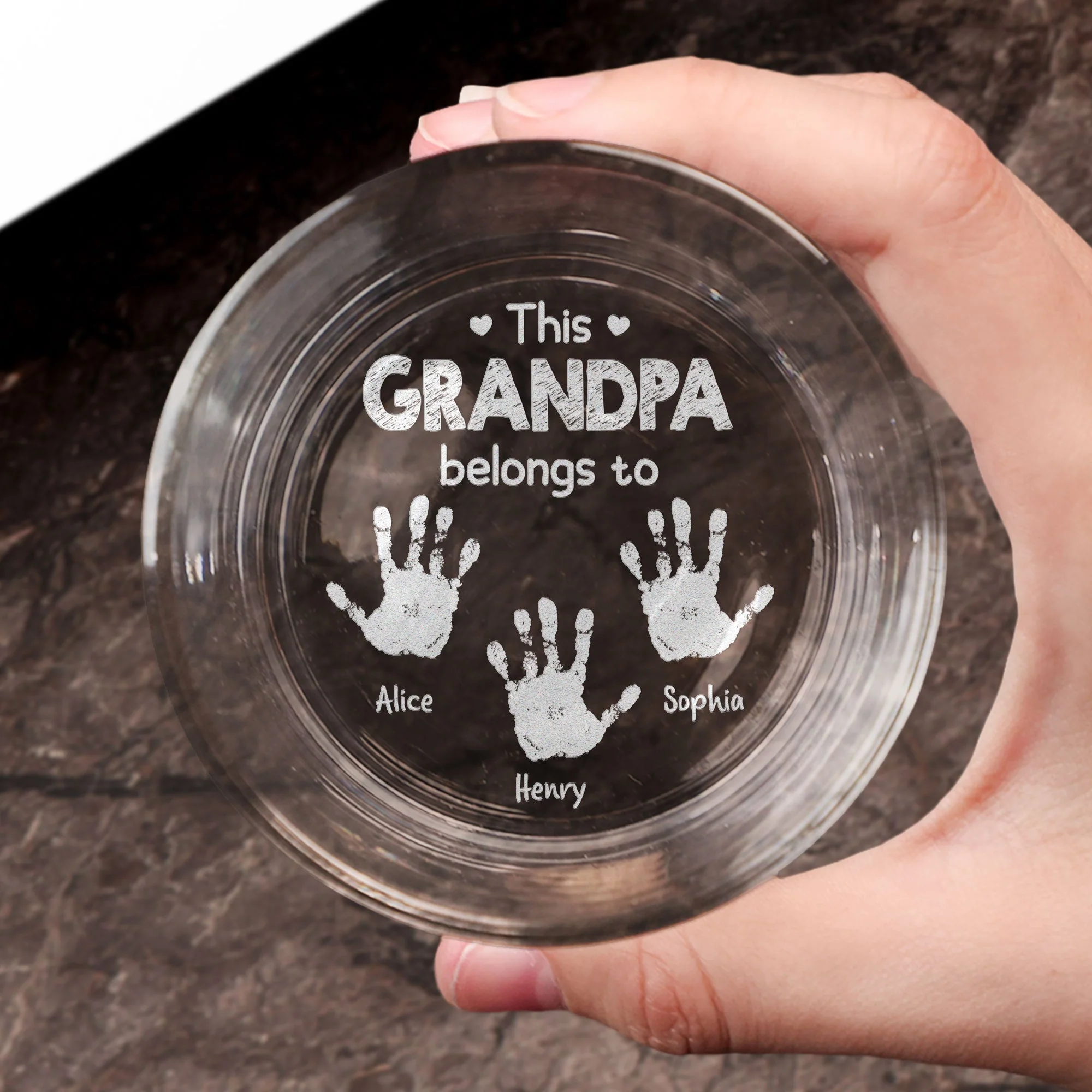 Personalized “This Dad Belongs To” Engraved Whiskey Glass – Heart-warming Father’s Day Gift - Image 7