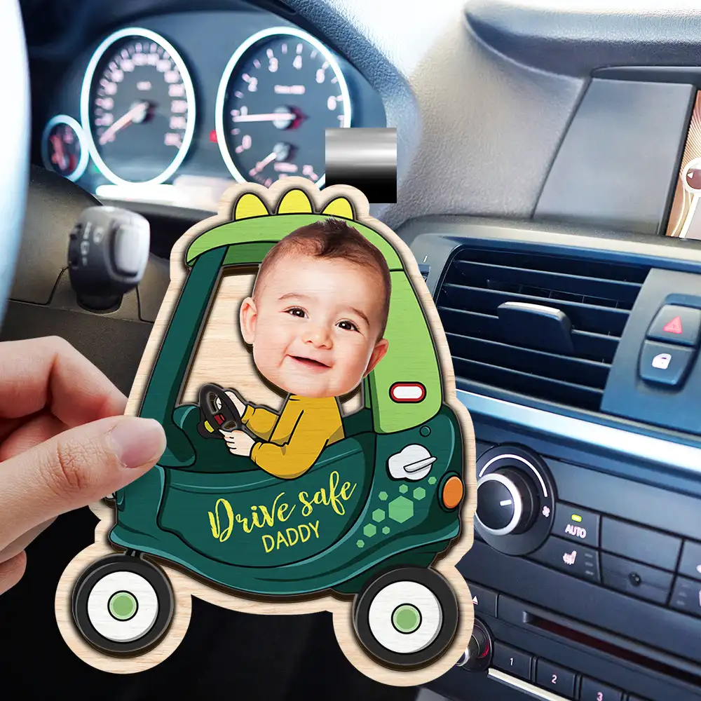Personalized "Drive Safe" Car Visor Clip – Perfect Father’s Gift with Fun and Heartfelt Custom Design - Image 6