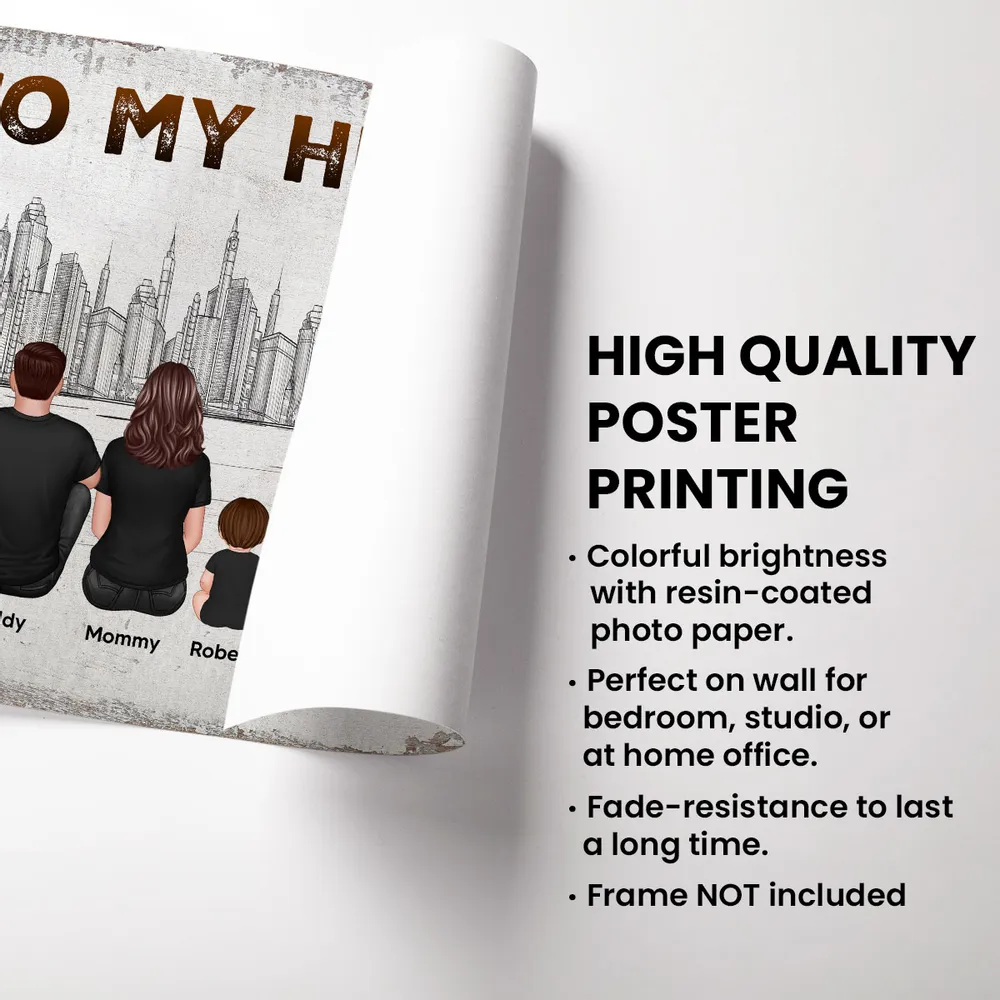 “The Only Thing Better…” Personalized Skyline Family Poster – Warm Father’s Day Surprise for Dad - Image 6