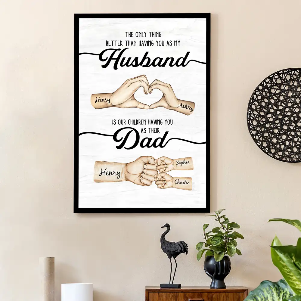 Custom Plaque “Better than having you as my Husband…” – Heartfelt Father’s Day Gift for Wife to Husband - Image 3