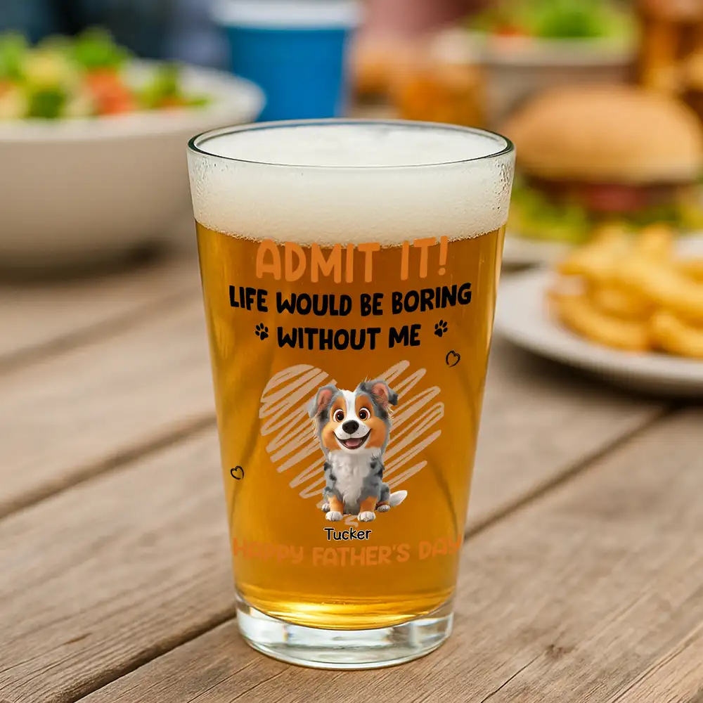 “Admit It! Life Would Be Boring Without Us” Classic Tee – Funny Father’s Day Gift from Dogs - Image 9