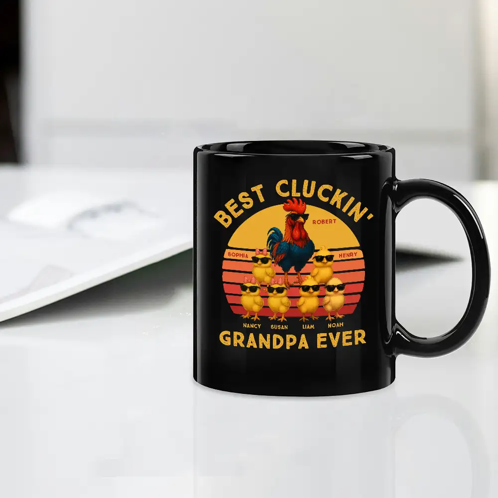 “Best Cluckin' Dad Ever” Classic Tee – Funny Father’s Day Chicken Family Shirt - Image 6