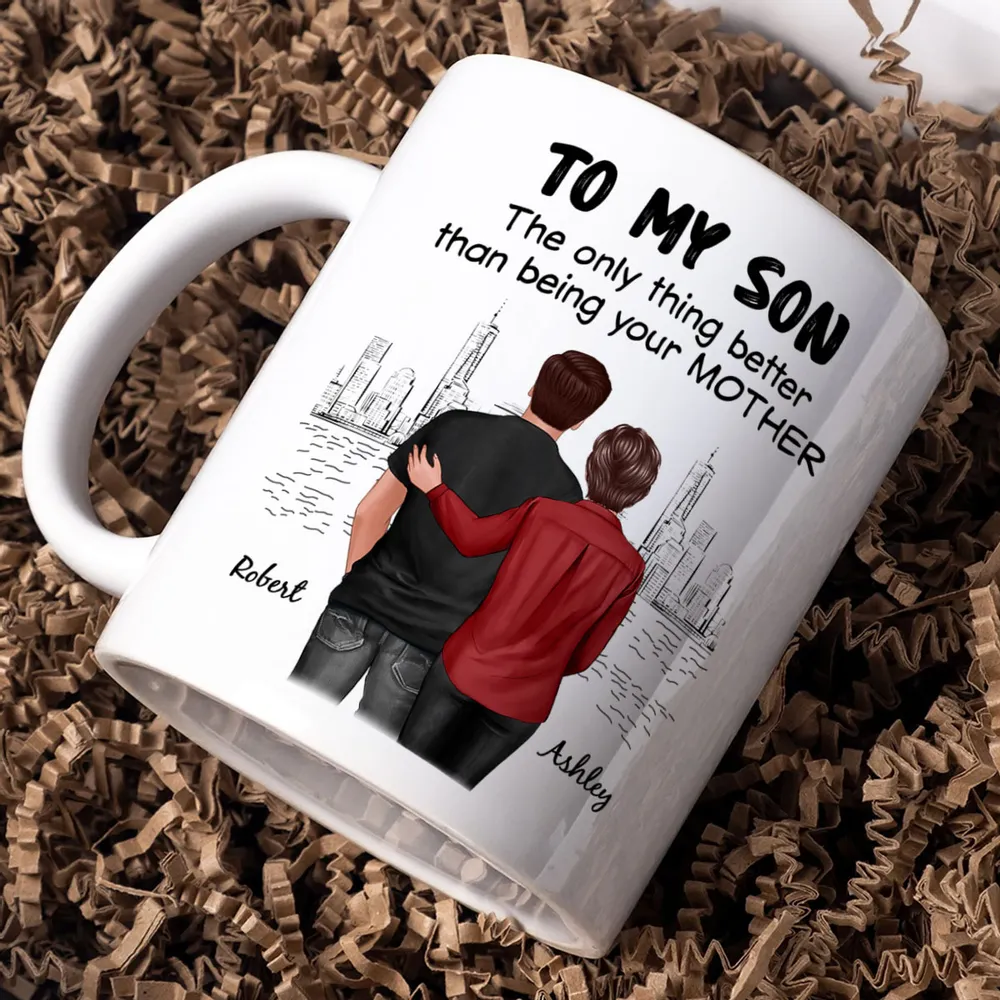 "To My Son – I Will Always Carry You in My Heart" Personalized Poster, Heartfelt Gift from Mom Dad - Image 10