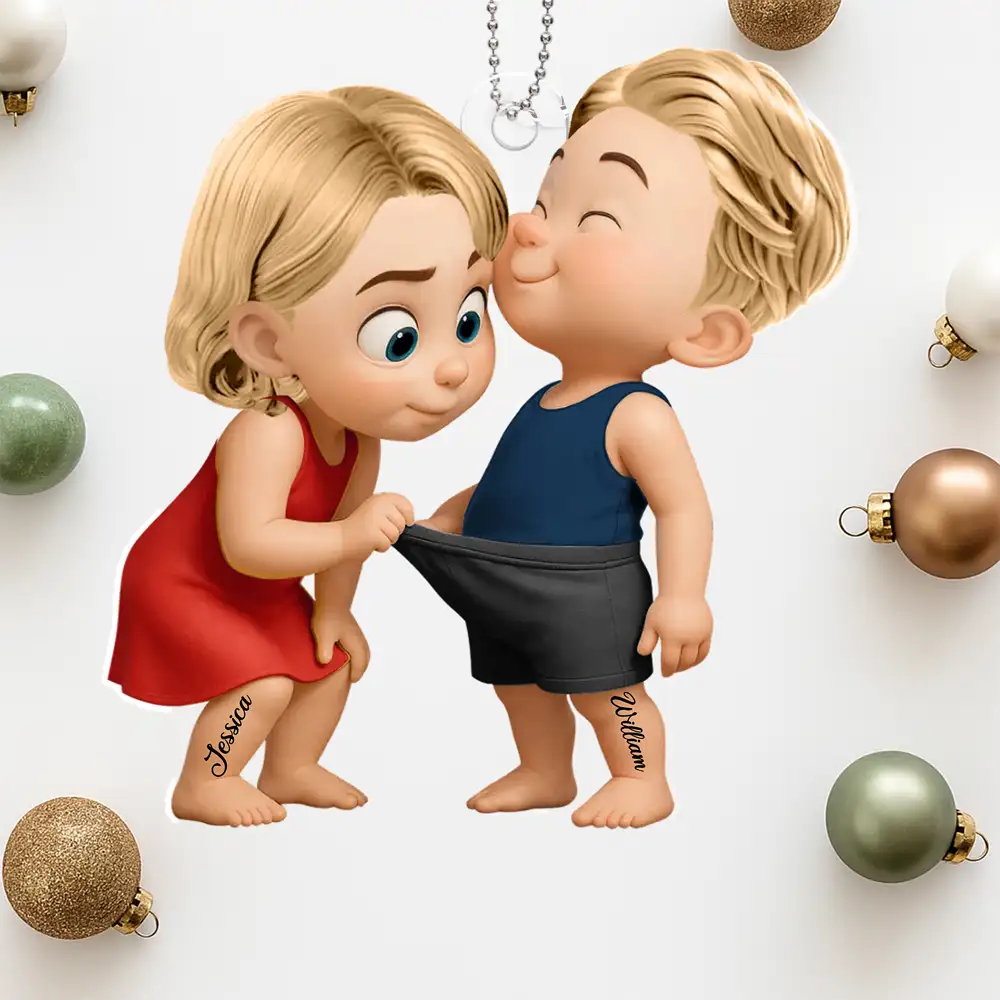 "Annoying You Forever – Personalized Cartoon Car Charm" - Image 3