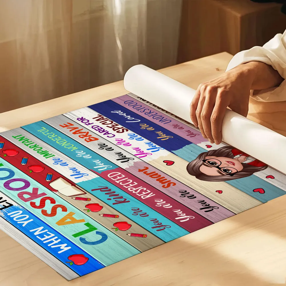 When You Enter This Classroom Poster – Colorful Back-to-School Wall Art for Teachers and Students - Image 5