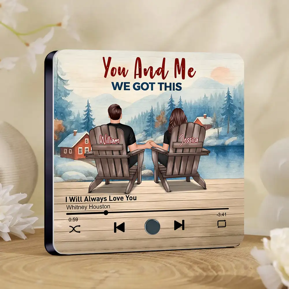 You And Me We Got This – Custom Lake-View Acrylic Music Magnet