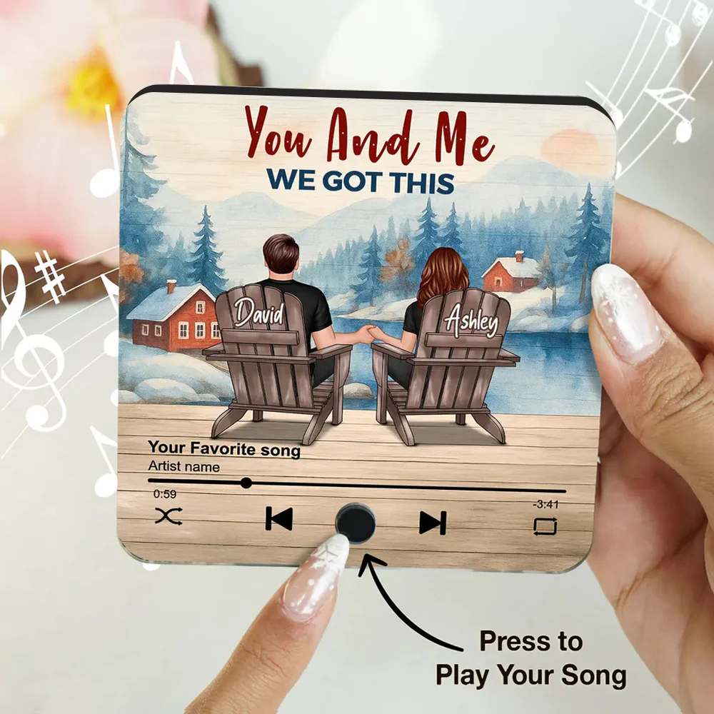 You And Me We Got This – Custom Lake-View Acrylic Music Magnet - Image 5