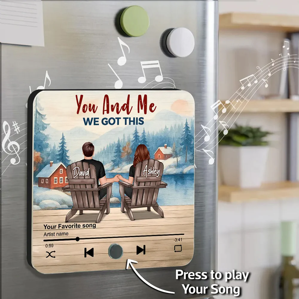 You And Me We Got This – Custom Lake-View Acrylic Music Magnet - Image 6