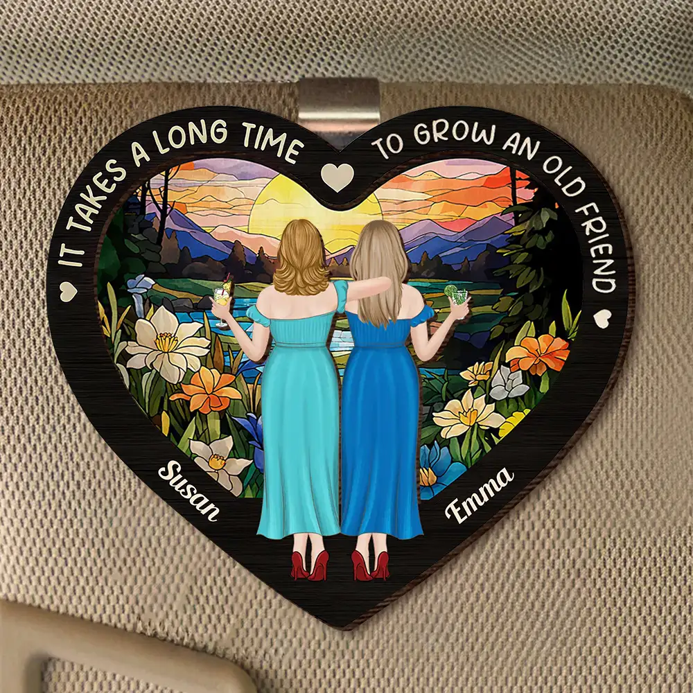 Custom Car Visor Clip for Friendship – Thoughtful Gift for Lifelong Friends