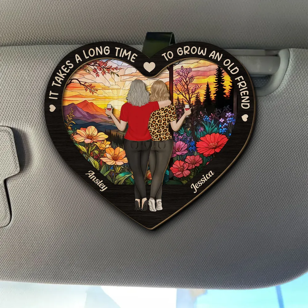 Custom Car Visor Clip for Friendship – Thoughtful Gift for Lifelong Friends - Image 7