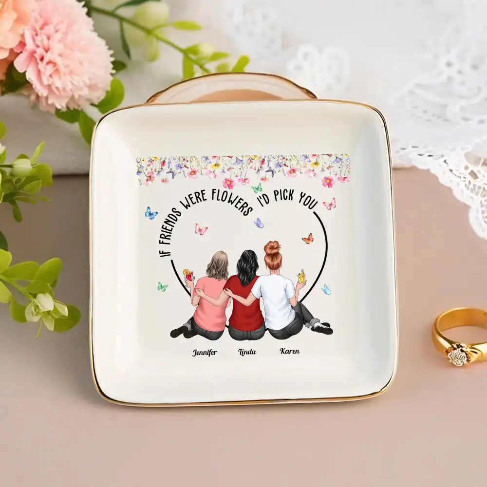 Personalized Jewelry Dish Gift for Sister or Best Friend