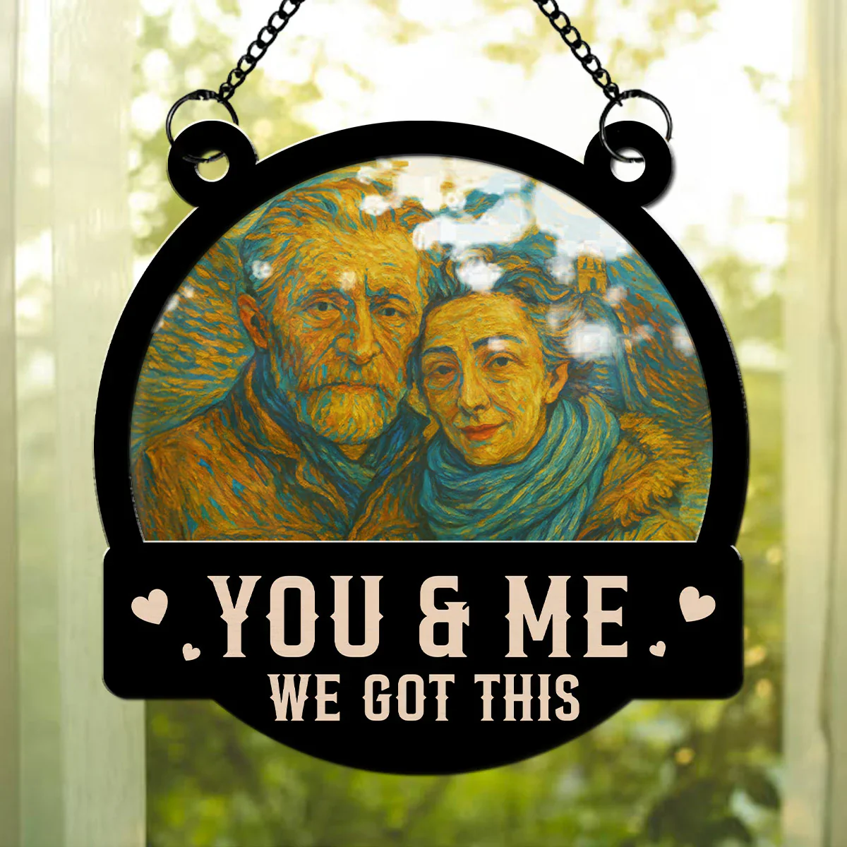 Personalized Romantic Ornament – Custom Oil Painting Gift - Image 7