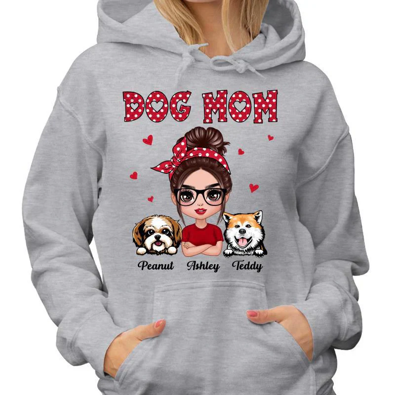 Dog Mom Shirt With Custom Pets – Cute Personalized Cloth Gift for Pet Lovers - Image 5