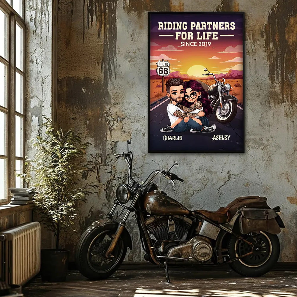 My Favorite Place Is Next To You – Personalized Poster Or Canvas For Couple, Romantic Road Trip Gift - Image 9