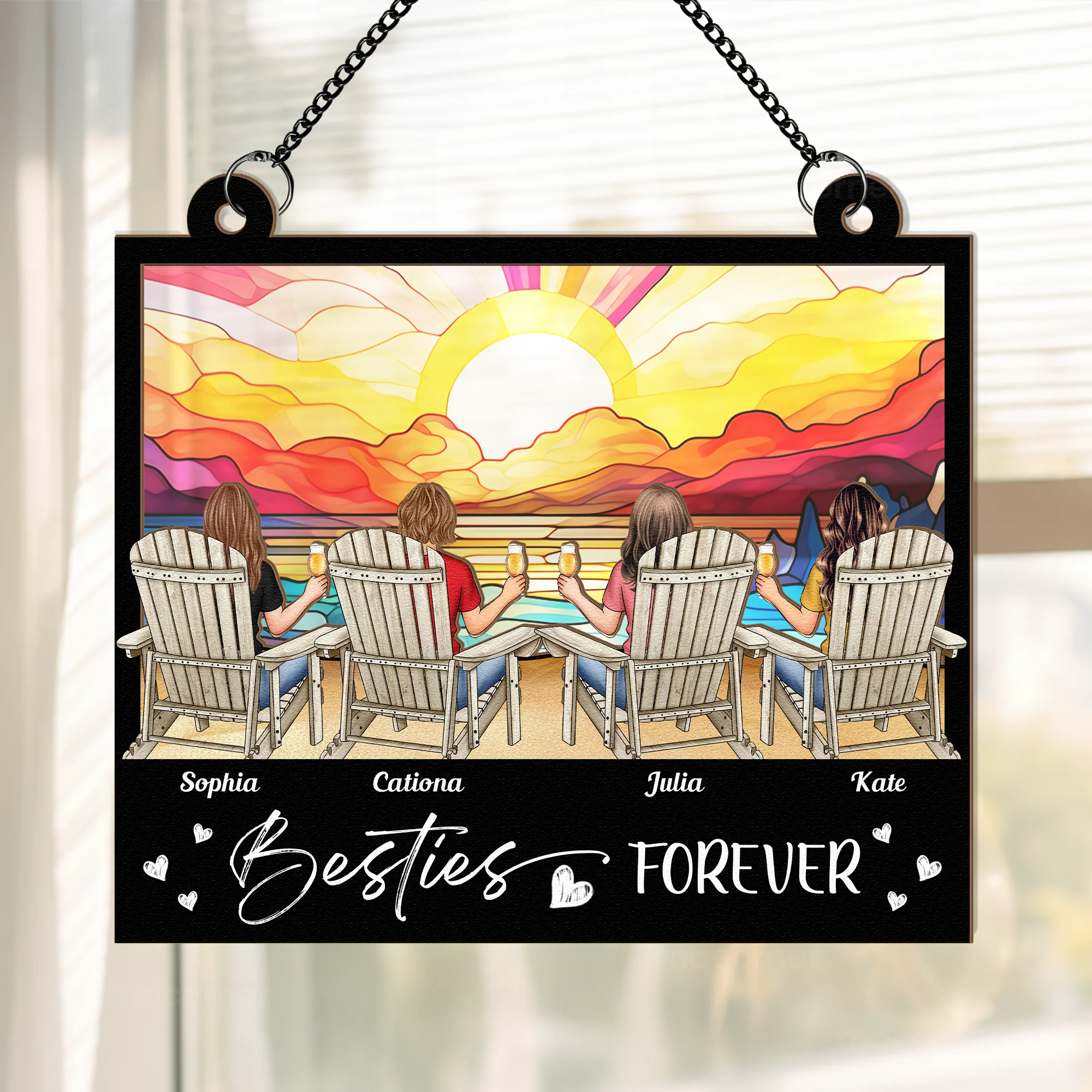 Custom Personalized Wood & Acrylic Ornament Gift - Image 2