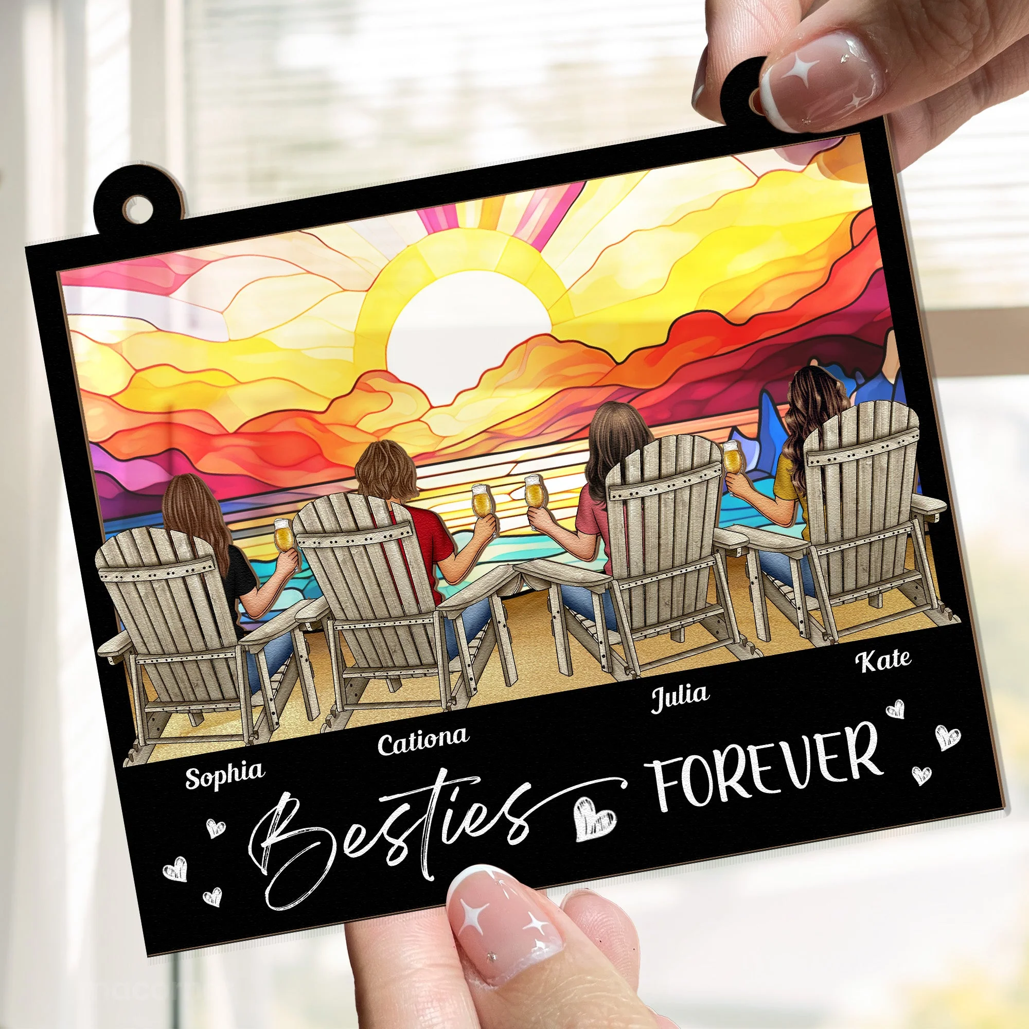 Custom Personalized Wood & Acrylic Ornament Gift - Image 3