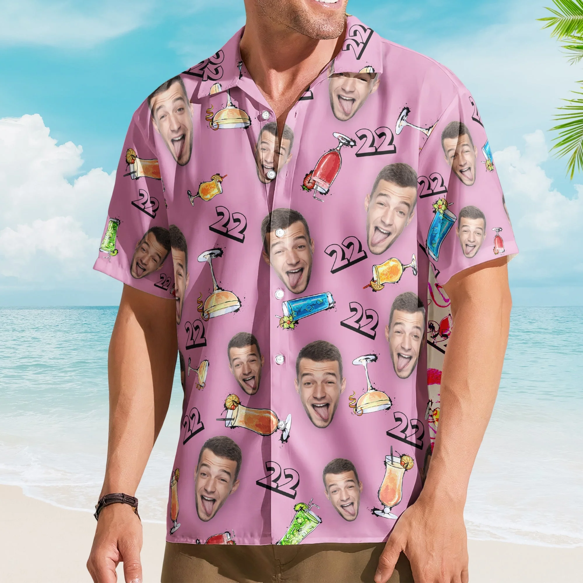 Hawaiian Shirt with Fun and Personalized Birthday Design – The Perfect Gift for Your Loved One - Image 6